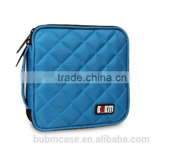 Fashion Azure 32 Capacity PVC Fabric DVD Case CD Holder Personalized cd Case Multi Disc Dvd Cases photo-2
