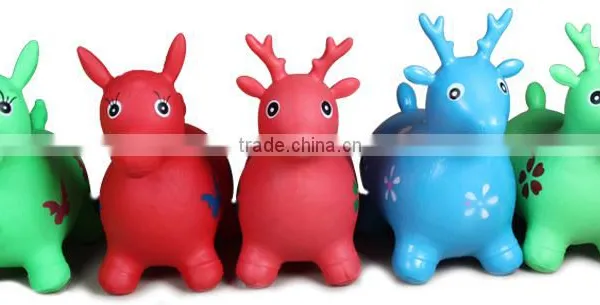 Child Animal Inflatable Toy Jumping Horse With Non-toxic PVC Material photo-5