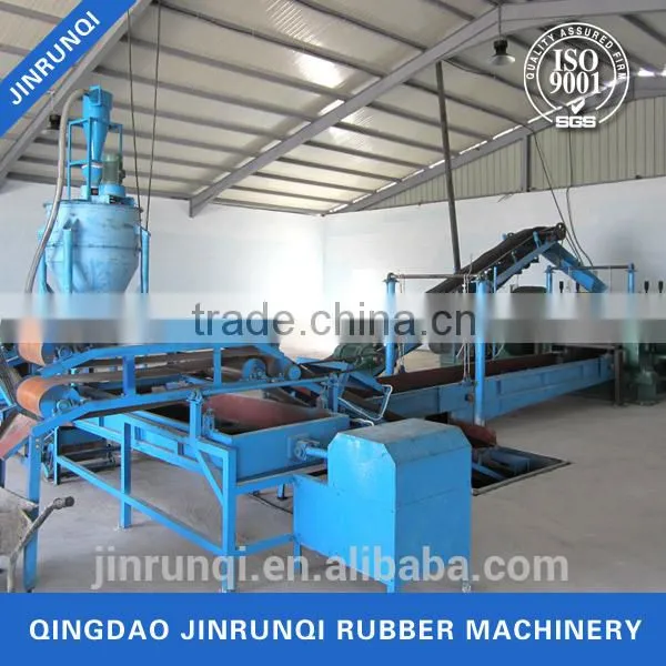 Semi-automatic Waste Tire Recycling Line of China Qingdao photo-5