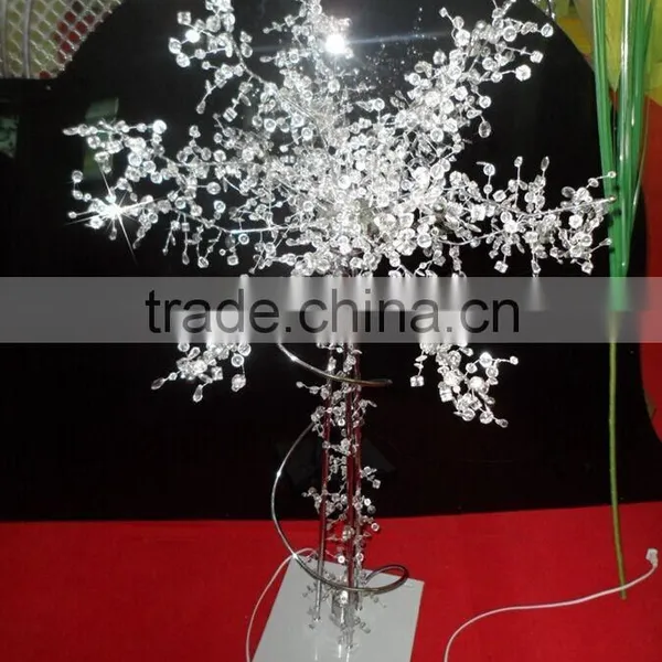 2015 New Fashion Wholesale Crystal Tree Centerpieces With LED Light for Wedding and Party Decoration photo-6