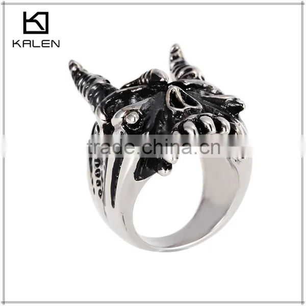 China Wholesale Fancy Animal Design Stainless Steel Jewelry Ring photo-3