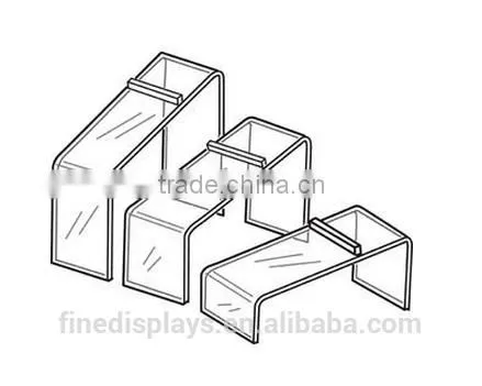 Acrylic Shoe Risers, Set of 3(SR-B-0171)