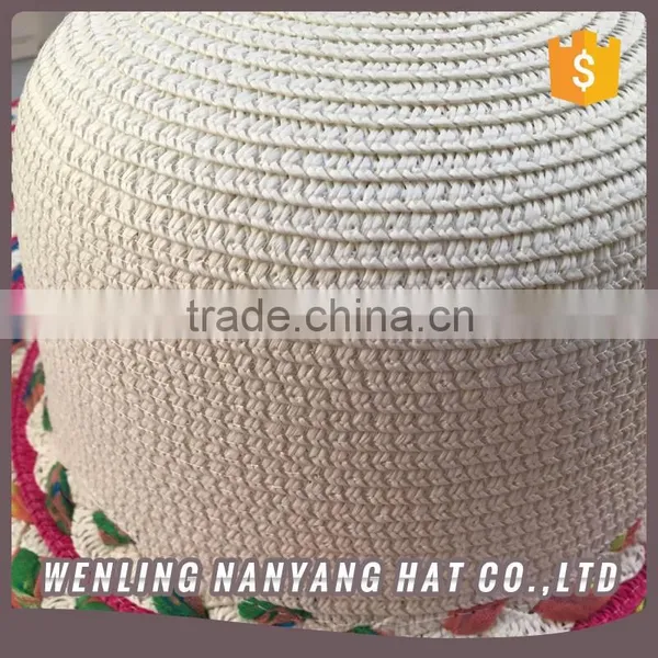 Elegant Women Beach Paper Hats High Quality Sombrero Taizhou Factory photo-5