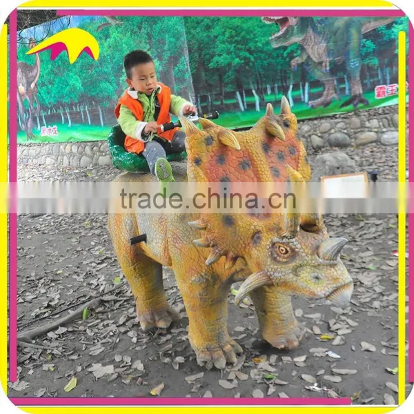 KANO1112 Customized Attractive Handmade Dinosaur Amusement Kiddie Ride For Sale photo-2