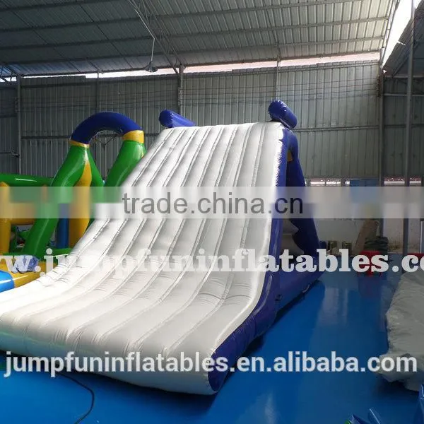 Aqua Inflatable Slide 0.9mm PVC Floating Waterslide for Kids and Adults photo-2