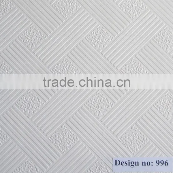 Pvc Laminated Ceiling Tile China Acoustic Perforated Gypsum Board photo-4