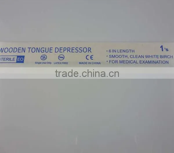 Wooden Sterile Stocked Natural Tongue Depressor Manufacturer photo-2