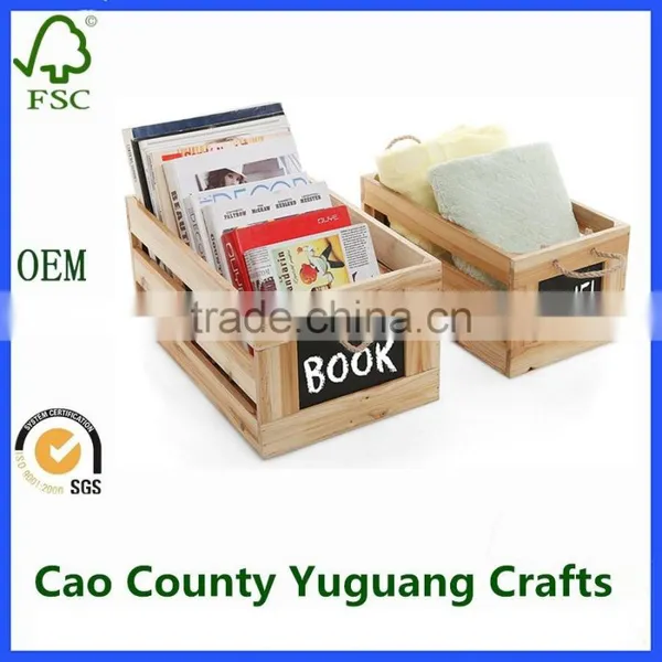 Wooden Chalkboard Crates Wooden Shipping Crates for Sale photo-3