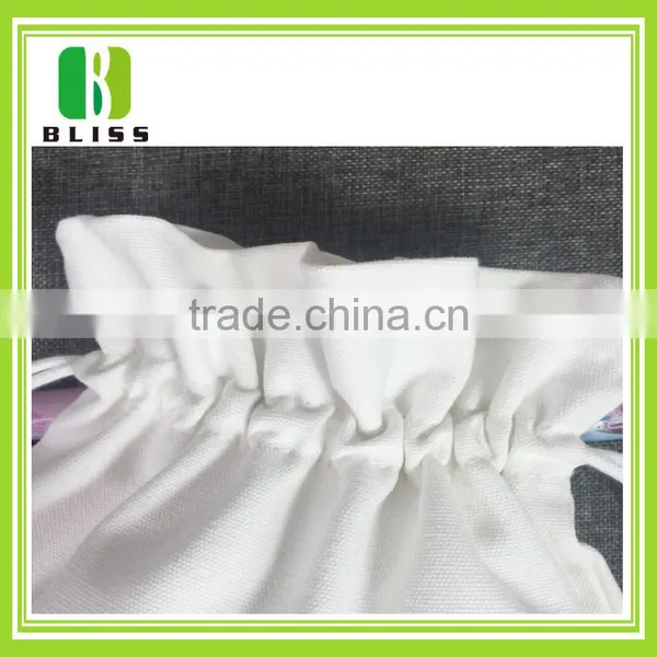 Top Selling Custom Promotional Cheap Cotton Canvas Drawstring Bag photo-3