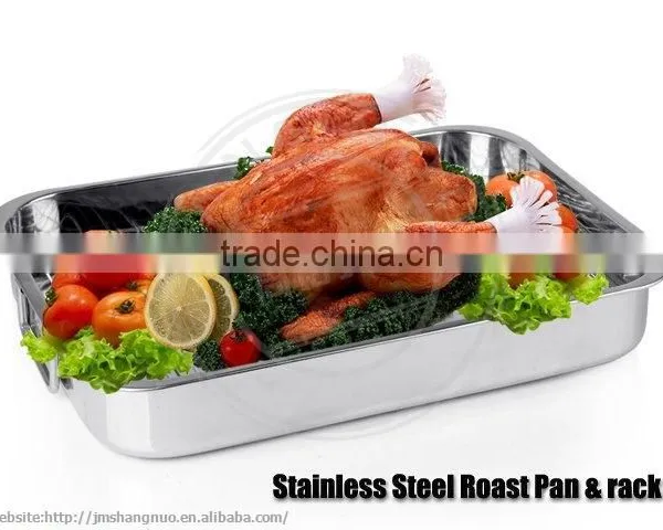 Square Shape Baking Pan BBQ Pan With Wire Rack photo-2