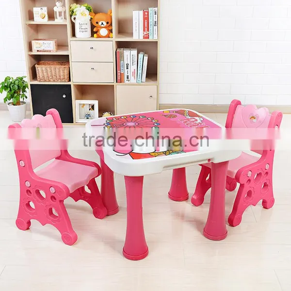 Plastic Study Tables and Chairs for Kids photo-3
