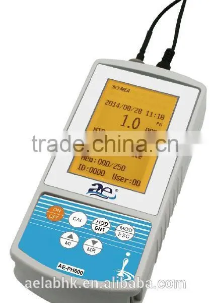 Electrical PH Meter With Changeable Battery/Water-proof/Large LCD Screen photo-2