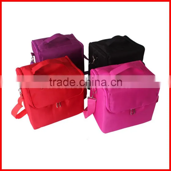 Soft Makeup Train Bag Case Pockets Artist Cosmetic Bag photo-2
