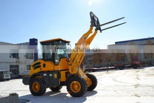 1.5ton Torque Converter Model ZL915 Small Wheel Loader Price With Quick Hitch photo-2