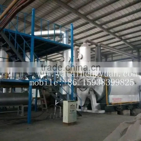 Environmental Friendly 10 Tons Waste Tyre Pyrolysis Plant, Tyre Recycling Machine photo-2