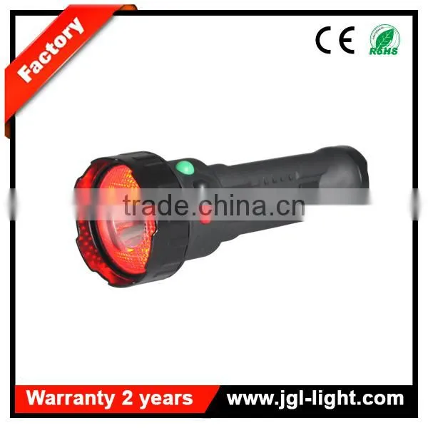 5JG-A370 RGW Led 3w Signal Torch 210Lm Police Flashlight Torch photo-3