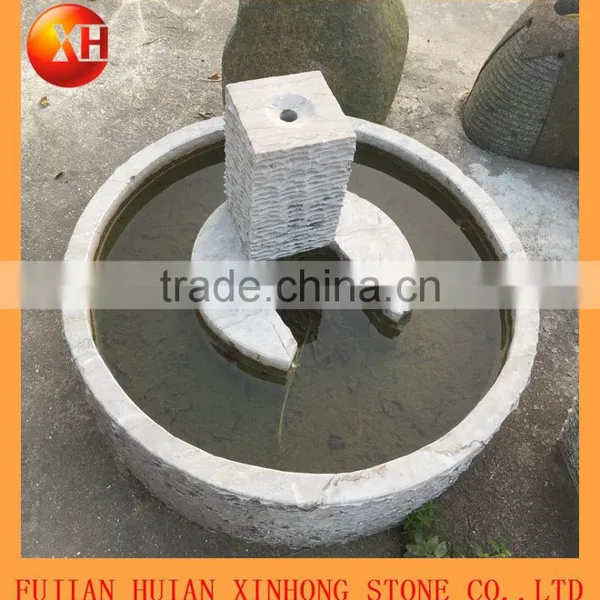 Dancing Stone Water Fountain With Swimming Pool photo-2