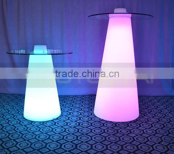 Round Led Bar Table for Cafeshop /garden/home/hotel/restaurant 16 Color Change photo-6