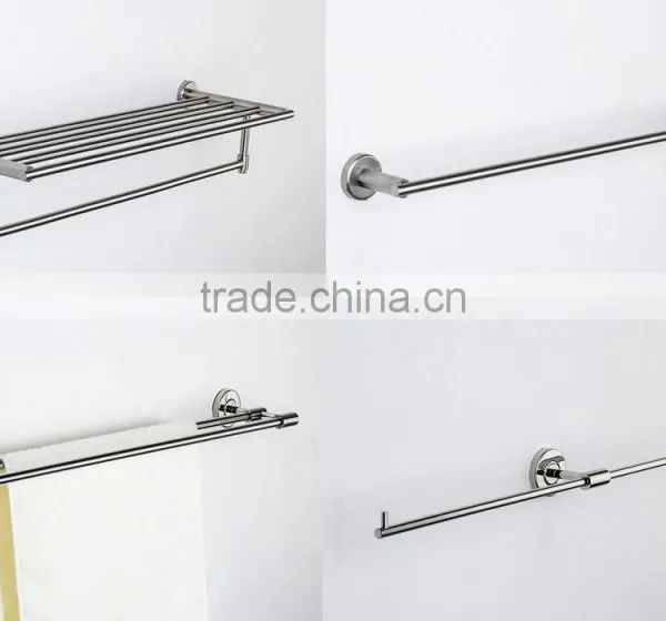 Hotel Style Wall Mounted Bathroom Stainless Steel 304 Towel Rack photo-3