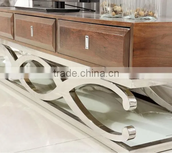 E359 Hot Sale Lcd tv Stand Design Cheap Wooden tv Stand on Sale photo-2