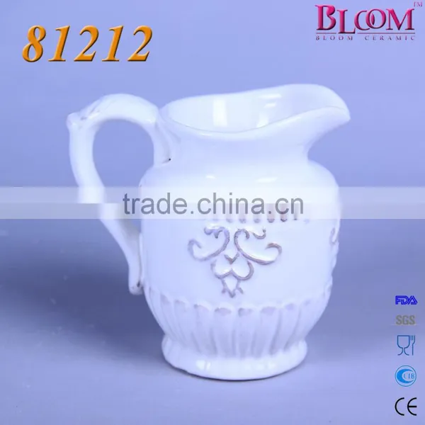 Cheap Ceramic White Pitcher photo-5