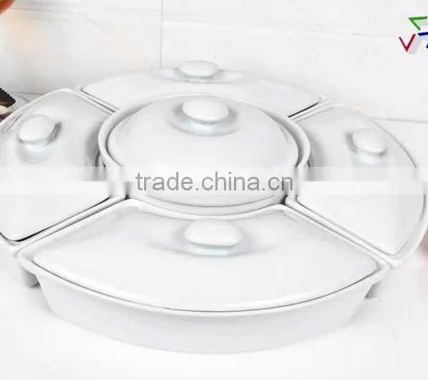 13.5" Size Porcelain Cooking Pot Set With Lid photo-2
