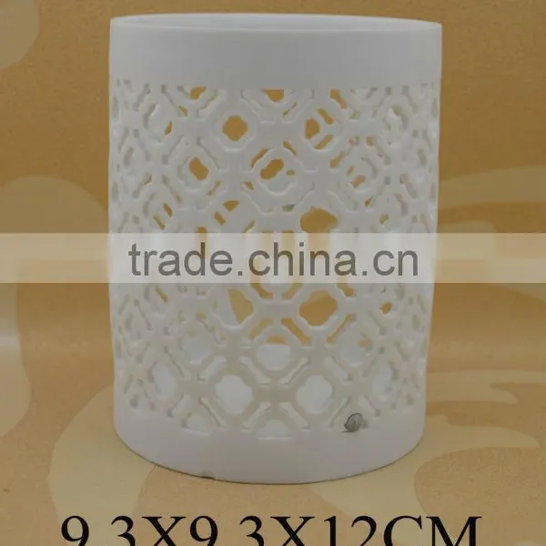 Hand Made Ceramic Frangrance Oil Burner With Tealight Candle photo-4