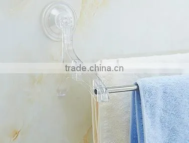 Plastic Double Towel Rack With Sucker photo-3