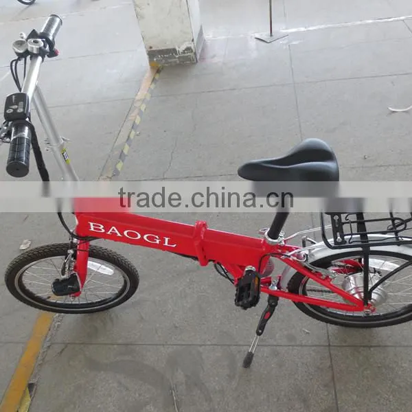 20 Inch Folding Bicycle Electric Foldable Bike With Hidden Battery photo-3