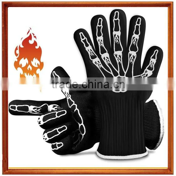 Anti-cut Heat Resistant Gloves Anti-cut Working Safety Gloves for Barbeque photo-5