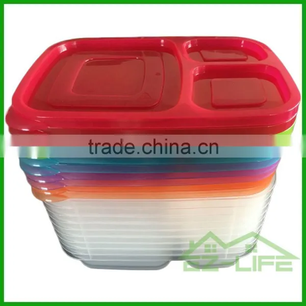 Best Plastic Disposable Compartment Cleakproof Heap Plastic Lunch Box With Lock photo-5
