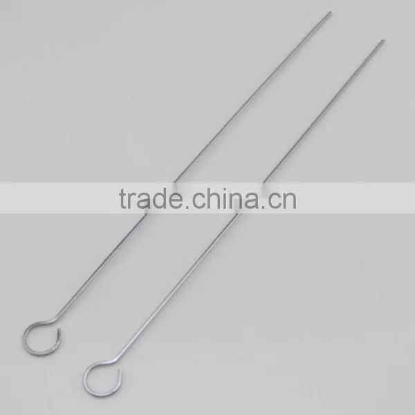 Ring-Tip Handle Stainless Steel Barbecue Skewers photo-6