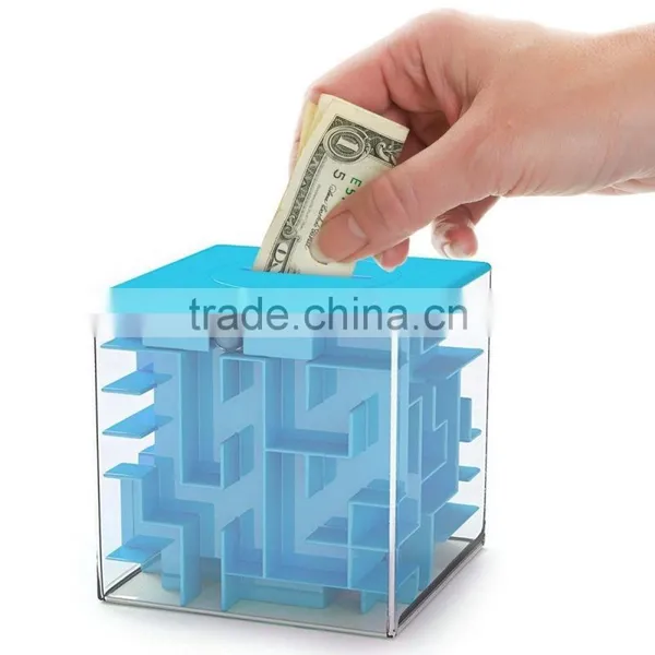 3D Money Maze Puzzle Box For Kids and Adults,Fun Game Challenge Cube as Gifts photo-3