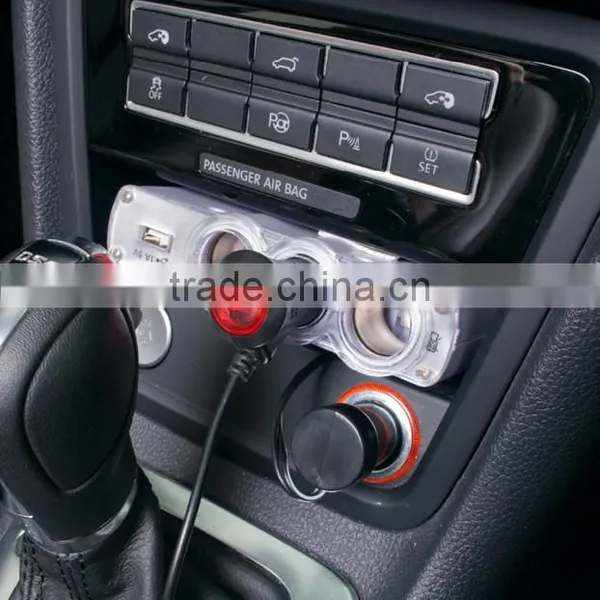 3 Port USB Adapter Cigarette Lighter Socket With CE Certificate photo-2
