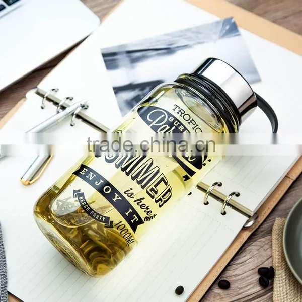 UCHOME Single Wall Big Glass Water Bottle photo-3