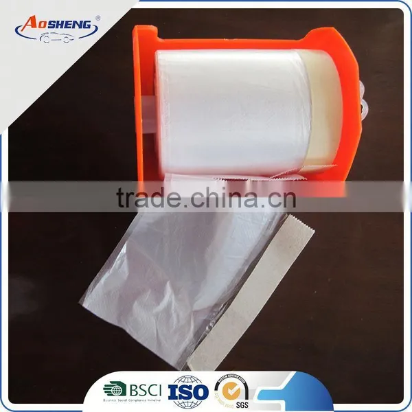 Taped Folded Hand Masking Film Covering photo-3