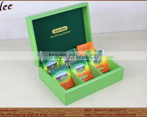 Natural Wood MDF Fancy Tea Chest photo-3