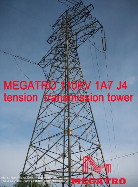 MEGATRO 110KV 1A7 J4 Tension Transmission Tower photo-2