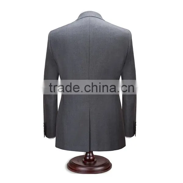 2017 New Arrival Light Grey Gents Suits Pant Coat Mens Business & Wedding Suit photo-3