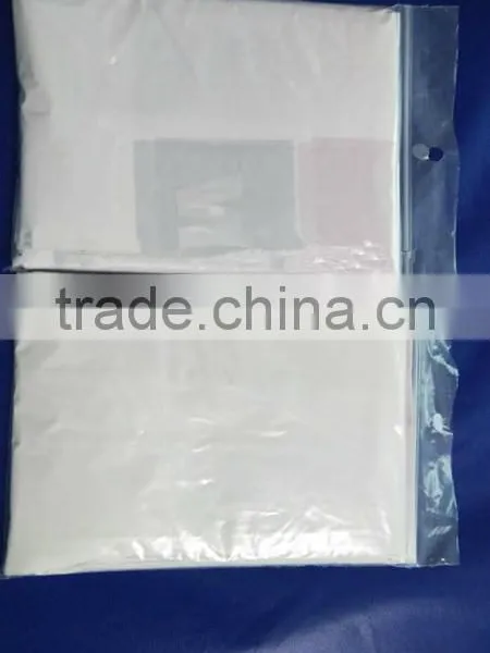 Adult Disposable White PE Poncho With Customer' S Logo photo-5