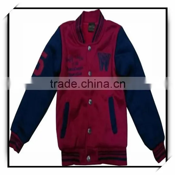 Garment Factory Stock Lots Varsity Baseball Jacket