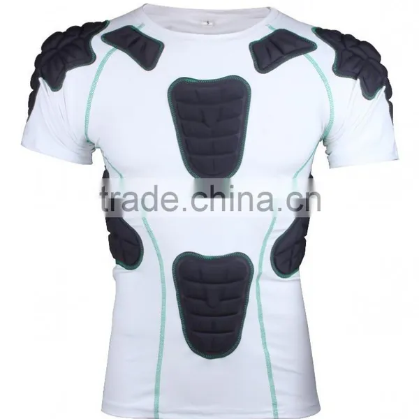 Honeycomb Compression Padded Shirts Safe Guar Sports Wear photo-3