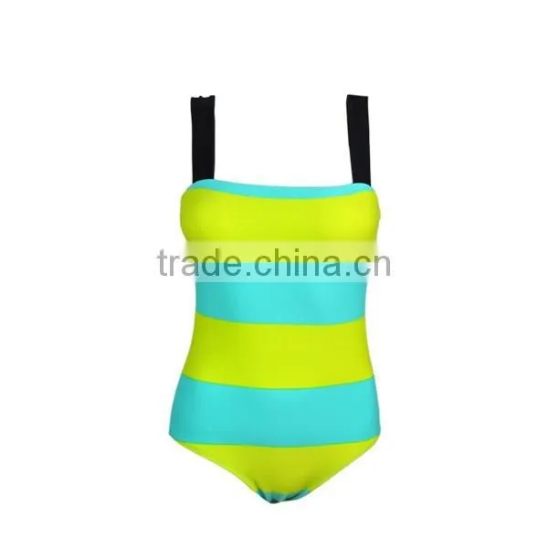 Custom Sublimation Print Fabric One Piece Girl's Swimwear photo-2