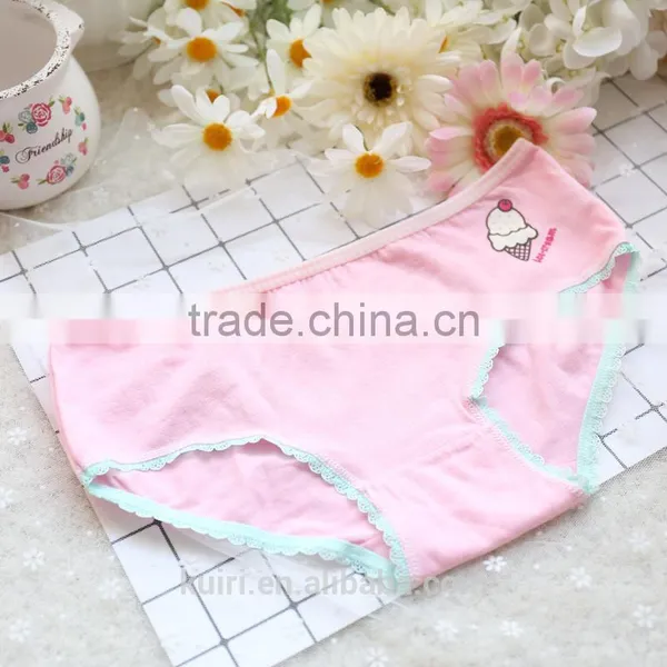 Hot Sale Ice Cream Cotton Underwear Cute Young Girls Panties Briefs Gift Box photo-5