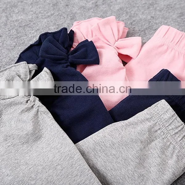 Wholesale Design Baby Girls Pant, Hot Cheap Lastest Girls 3/4 Ruffle Pants photo-6
