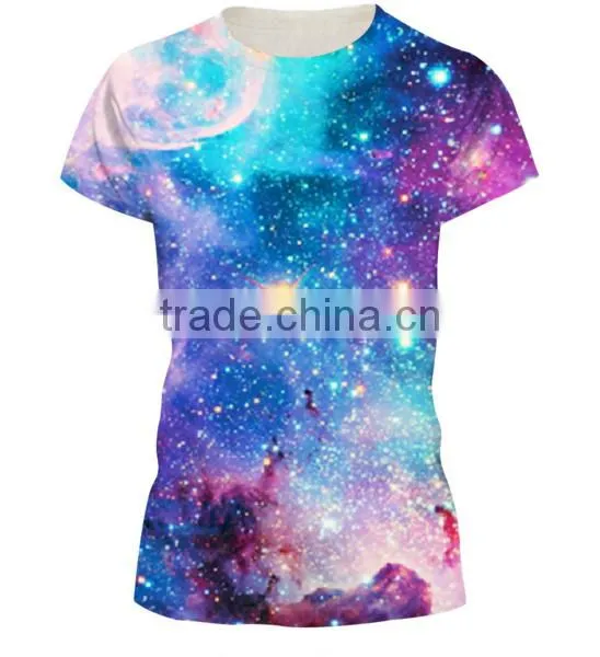 Colorful Shirt Womens Digital Print T-shirt 3d Printing T-shirt photo-2