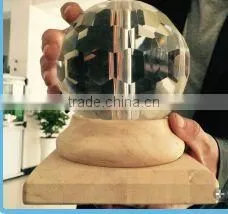 Home Decor Delicate Crystal Golf Ball Glass Ball photo-2