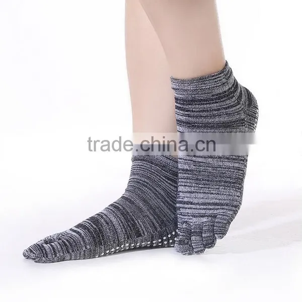 Open Toe Socks Cotton Knitted Yoga Socks photo-5