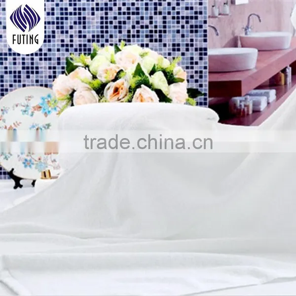 100% Cotton 5 Star Hotel Towel/16s Hotel Towel Set, White Color Hotel Bath Towel photo-4