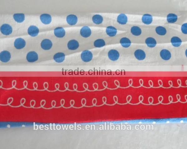 China Wholesale Cheap Printed Velour Kid Beach Towel photo-3
